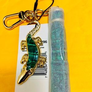 Brahmin Croc 🐊 Emerald Charm Tassel